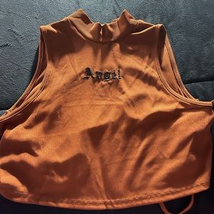 cropped tank top